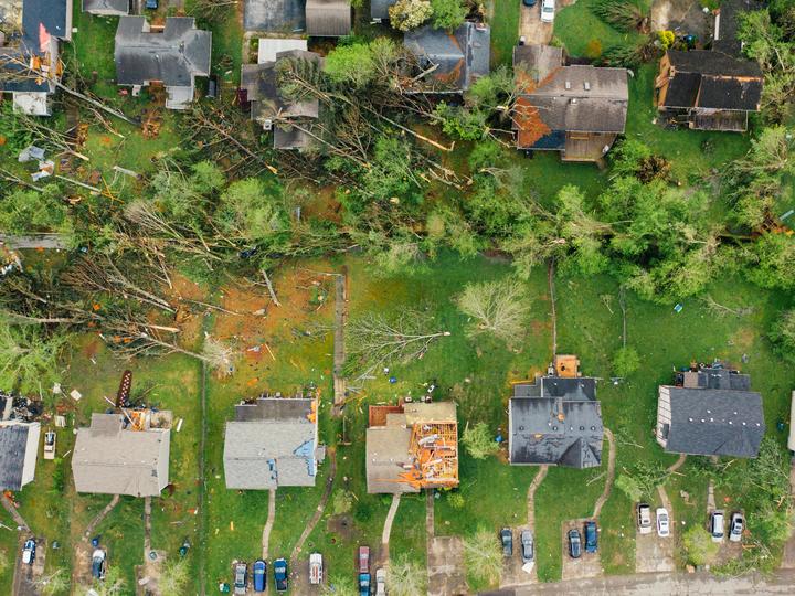 tornado damage