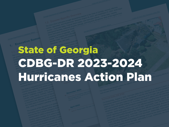 CDBG-DR 2023-2024 Hurricanes Action Plan Image