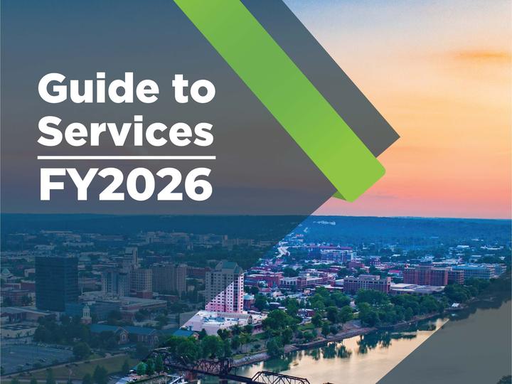 picture of the front of the FY26 Guide to Services manual