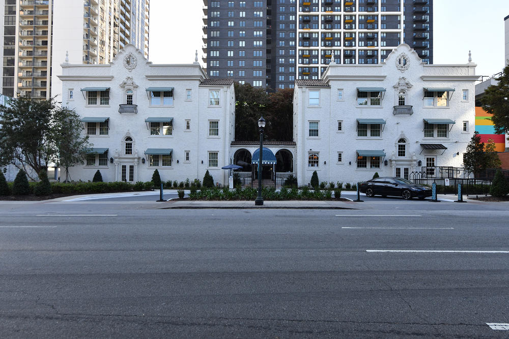 Urban apartment buildings