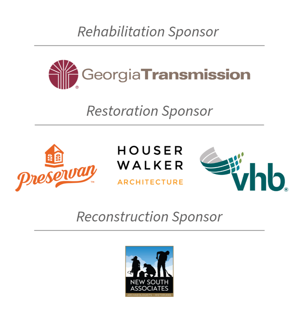 Graphic thanking sponsors of the 2026 Statewide Historic Preservation Conference
